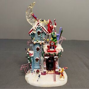 Department 56 Midnight Lit House “Christmas Eve Collection” 6x4.75x9.5” AS IS